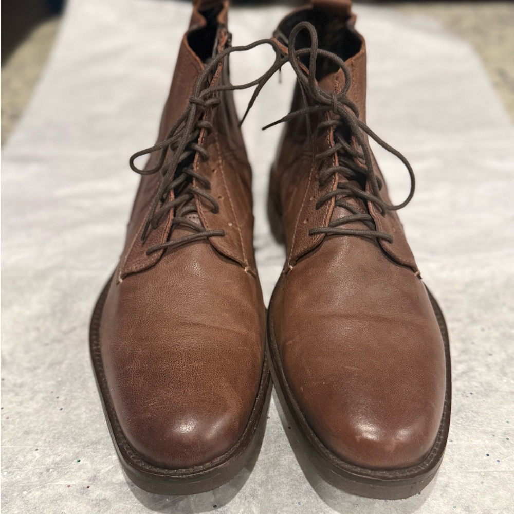 7 For All Mankind Chestnut Lace-Up Boots